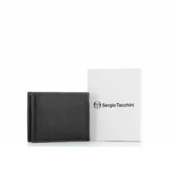 SERGIO TACCHINI - Portafoglio in VERA PELLE con taschino porta spicci