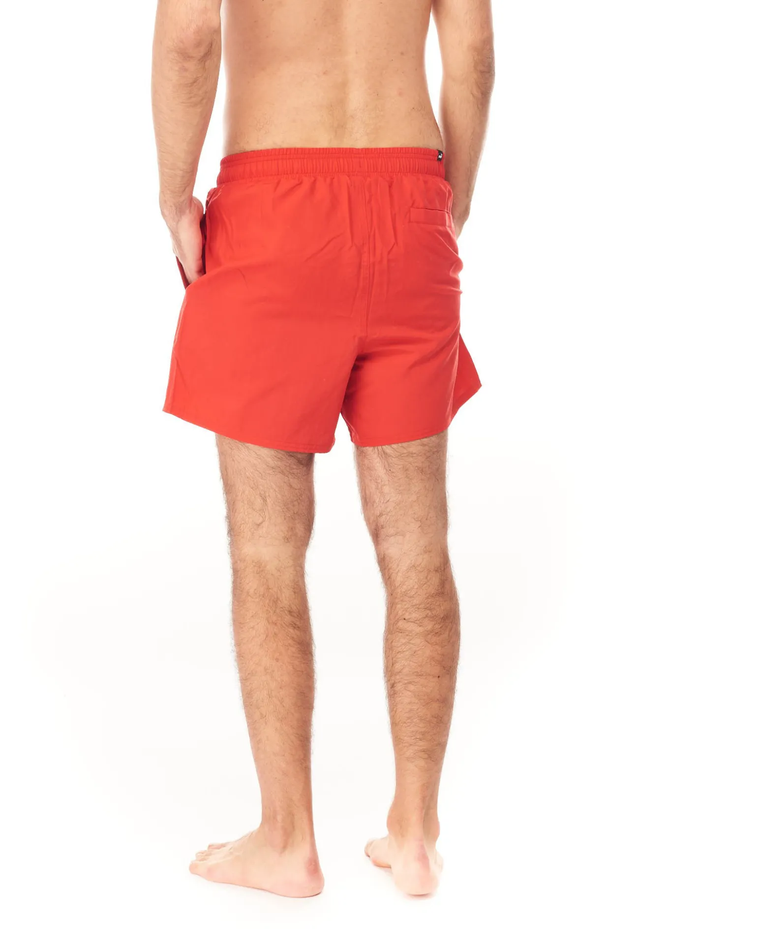 SHORT ESS+ LOGO POWER CAT WOVEN 5" RED