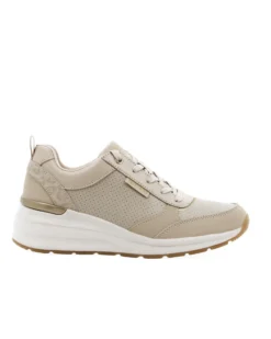 SKECHERS - BILLION - SUBTLE SPOTS - Sneakers taupe da donna