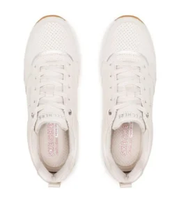 SKECHERS - Billion - Subtle Spots - Sneakers bianca da donna