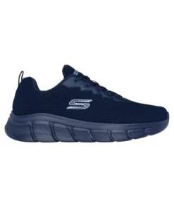 SKECHERS - BOBS B FLEX - CHILL EDGE - Sneakers blu con soletta interna in memory foam