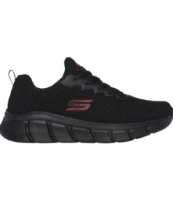 SKECHERS - BOBS B FLEX - CHILL EDGE - Sneakers nera con soletta interna in memory foam