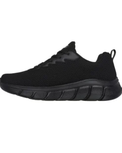 SKECHERS - BOBS B FLEX - CHILL EDGE - Sneakers nera con soletta interna in memory foam