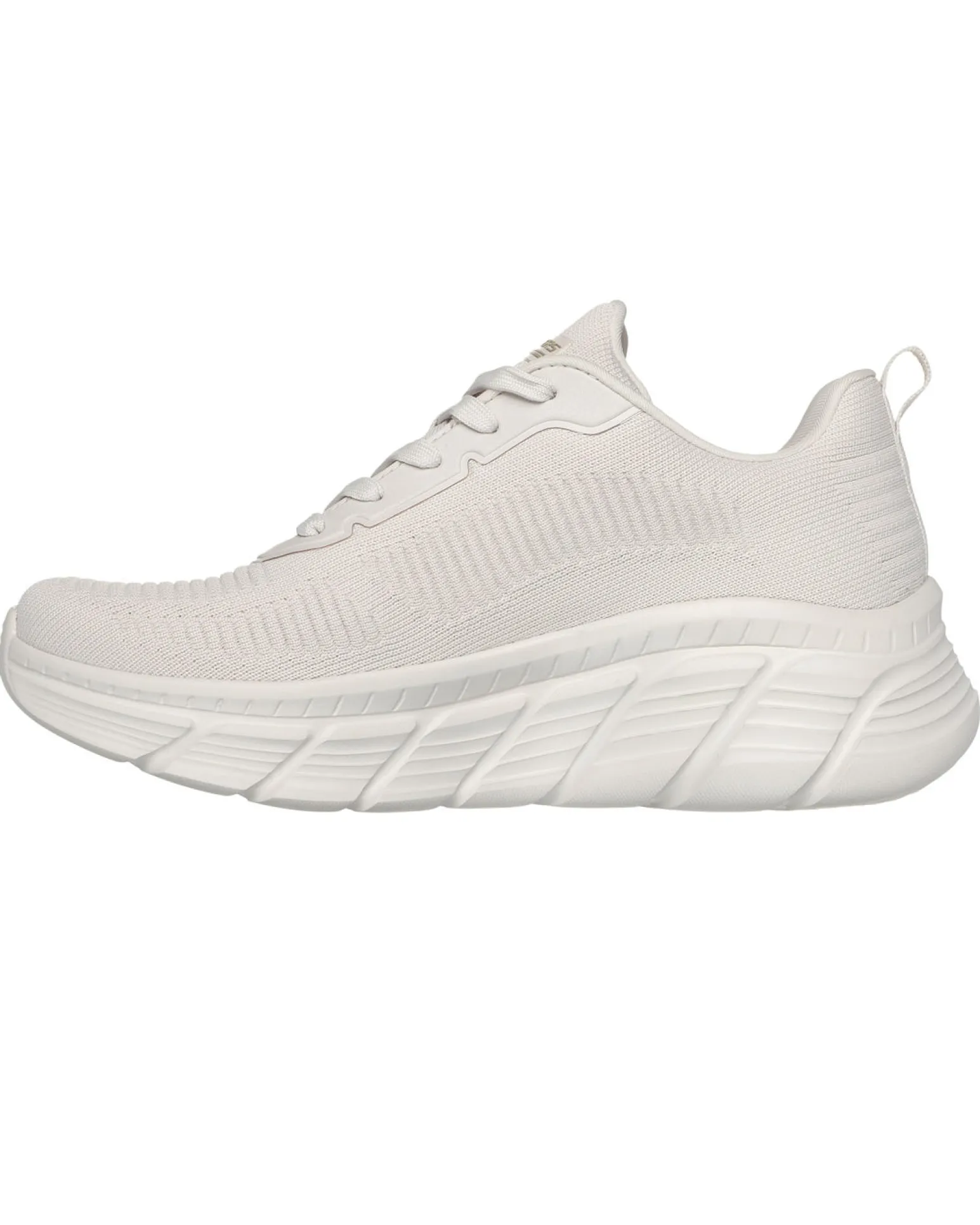 SKECHERS - BOBS B FLEX HI - FLYING HI - Sneakers avorio con plantare ammortizzato memory foam