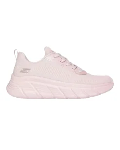 SKECHERS - BOBS B FLEX HI - FLYING HI - Sneakers rosa con plantare ammortizzato memory foam