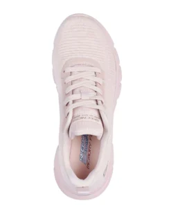 SKECHERS - BOBS B FLEX HI - FLYING HI - Sneakers rosa con plantare ammortizzato memory foam