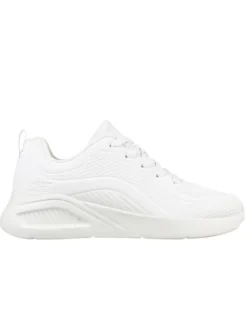 SKECHERS - BOBS SPORT BUNO - HOW SWEET - Sneakers bianca con soletta memory foam