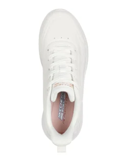 SKECHERS - BOBS SQUAD WAVES - JUST WADING - Sneakers bianca con soletta ammortizzata memory foam