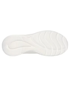 SKECHERS - BOBS SQUAD WAVES - JUST WADING - Sneakers bianca con soletta ammortizzata memory foam