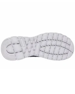 SKECHERS - BURNS - AGOURA - Sneakers blu con tomaia in tessuto e pelle