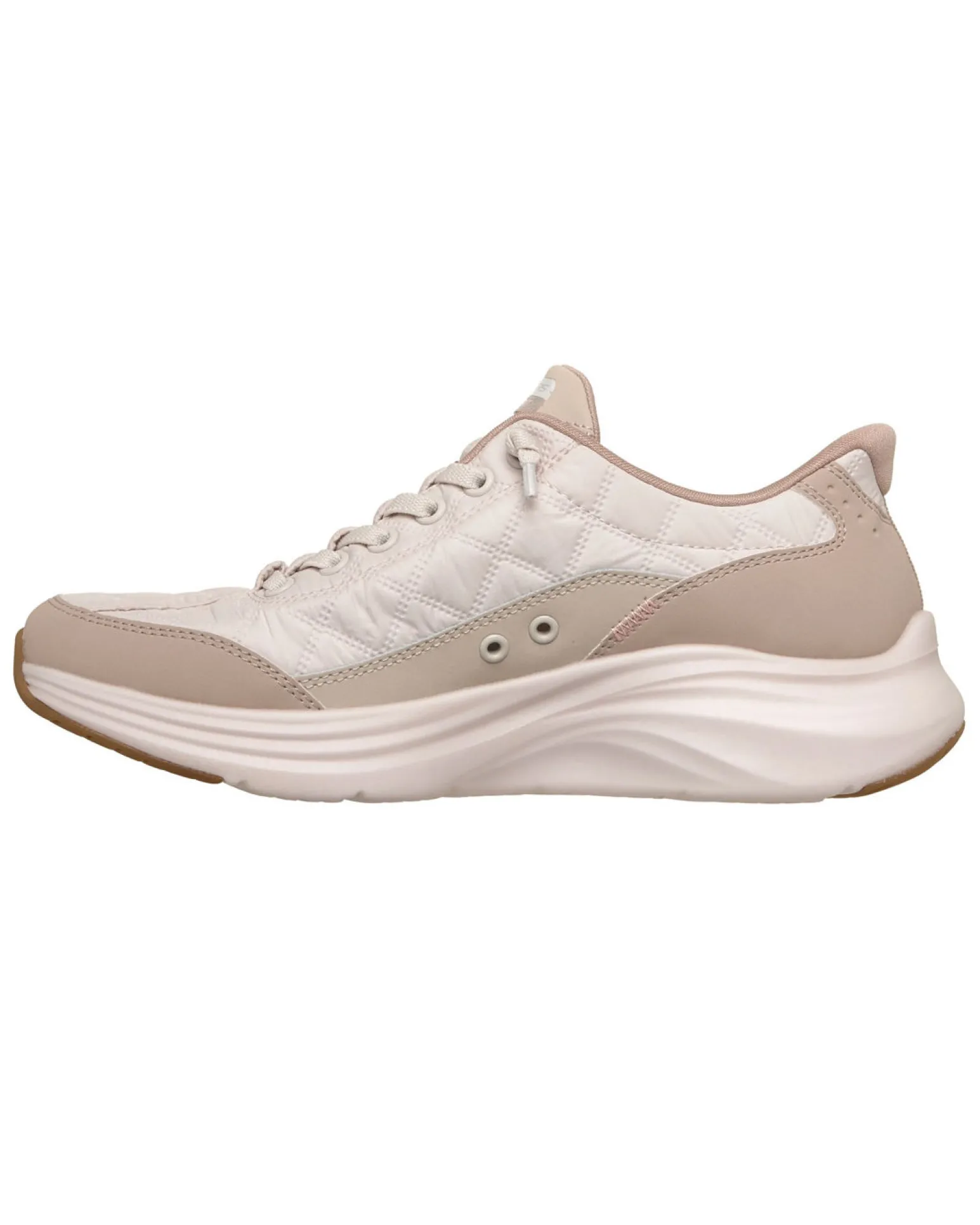 SKECHERS - CONTOUR FOAM - Sneakers taupe con tomaia in tessuto trapuntato ad aria