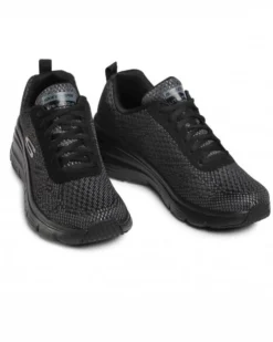 SKECHERS - Fashion Fit - Bold Boundaries - Sneakers nera con soletta in memory foam