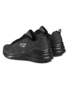 SKECHERS - Fashion Fit - Bold Boundaries - Sneakers nera con soletta in memory foam