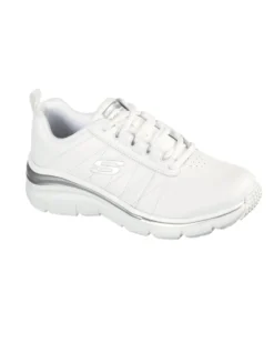SKECHERS - FASHION FIT - EFFORTLESS - Sneakers bianca con comodo plantare in memory foam