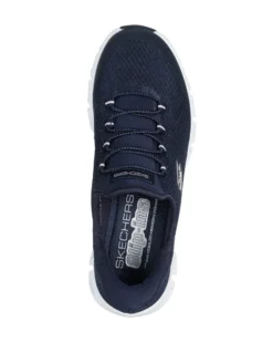 SKECHERS - GLIDE - STEP - PURSUIT - Sneakers blu con tomaia in mesh
