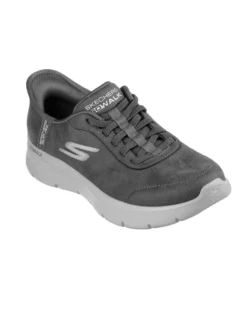 SKECHERS - GO WALK FLEX - MALI - Sneakers grigia da donna con soletta ammortizzata in memory foam
