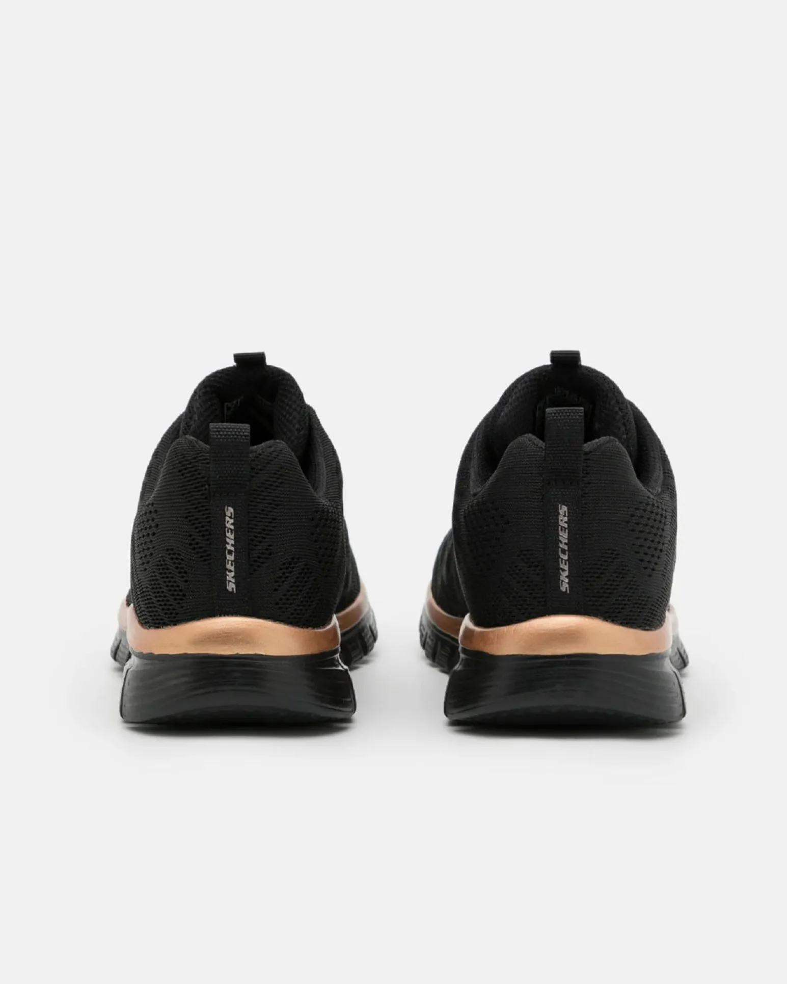 SKECHERS GRACEFUL - GET CONNECTED - Sneakers nera con motivo a zigzag e soletta ammortizzata memory foam