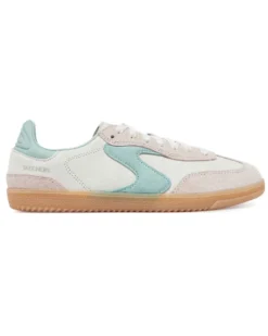 SKECHERS - HOTSHOT - FOR THE WIN - Sneakers natural in pelle scamosciata