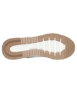 SKECHERS - RUNWAY - POSH GAL - Sneakers beige con inserti in pelle scamosciata