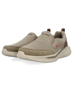 SKECHERS - SLADE - LUCAN - Scarpa khaki da uomo