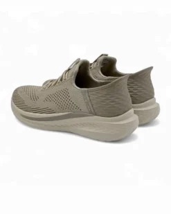 SKECHERS - SLADE - QUINTO - Sneakers khaki da uomo con tomaia in maglia ingegnerizzata traspirante