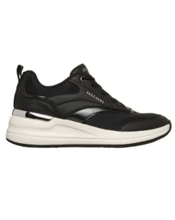 SKECHERS - SNEAKERS BILLION 2  MONROE  NERE CON DETTAGLI  ORO DA DONNA, 177342