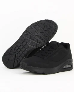 SKECHERS STAND ON AIR - Sneakers nera con soletta memory foam