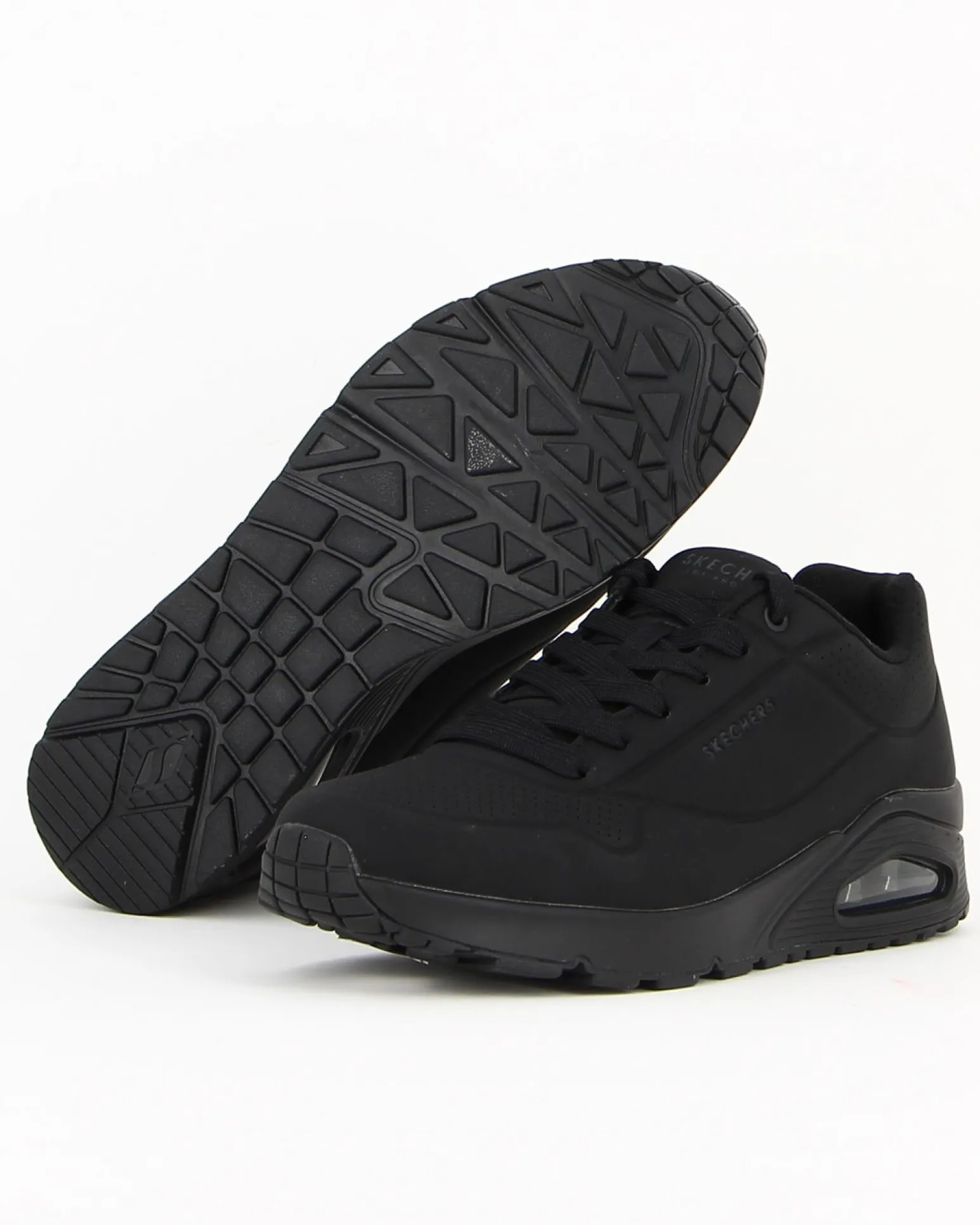 SKECHERS STAND ON AIR - Sneakers nera con soletta memory foam