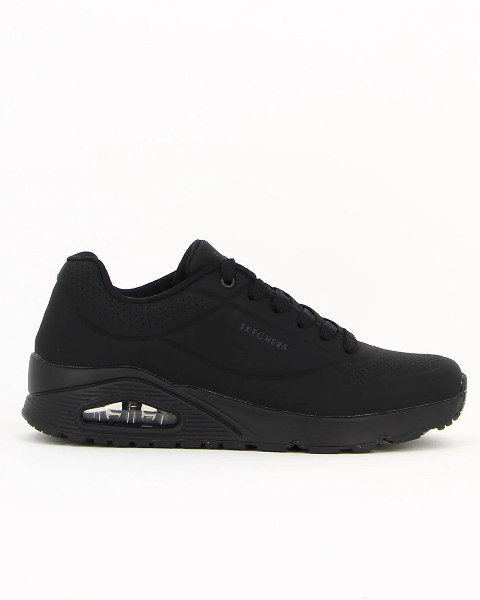 SKECHERS STAND ON AIR - Sneakers nera con soletta memory foam