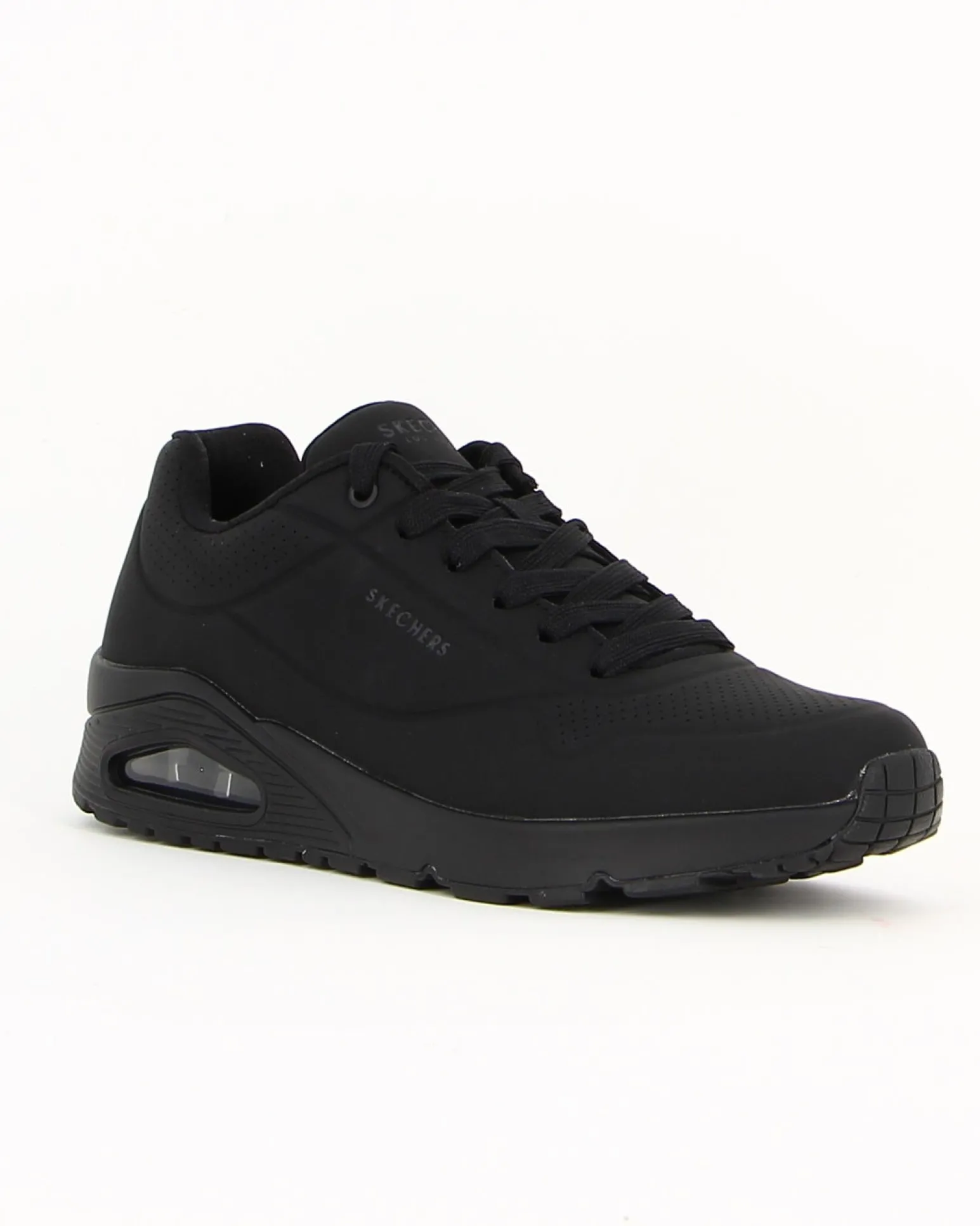 SKECHERS STAND ON AIR - Sneakers nera con soletta memory foam