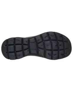SKECHERS - SUMMITS - CLASSY NIGHT - Sneakers nera con tamaia in mesh effetto serpente