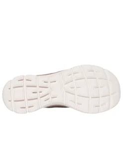 SKECHERS - SUMMITS PLUS - SOFT LUSTER - Sneakers nera con tomaia in mesh e dettagli glitterati rosa