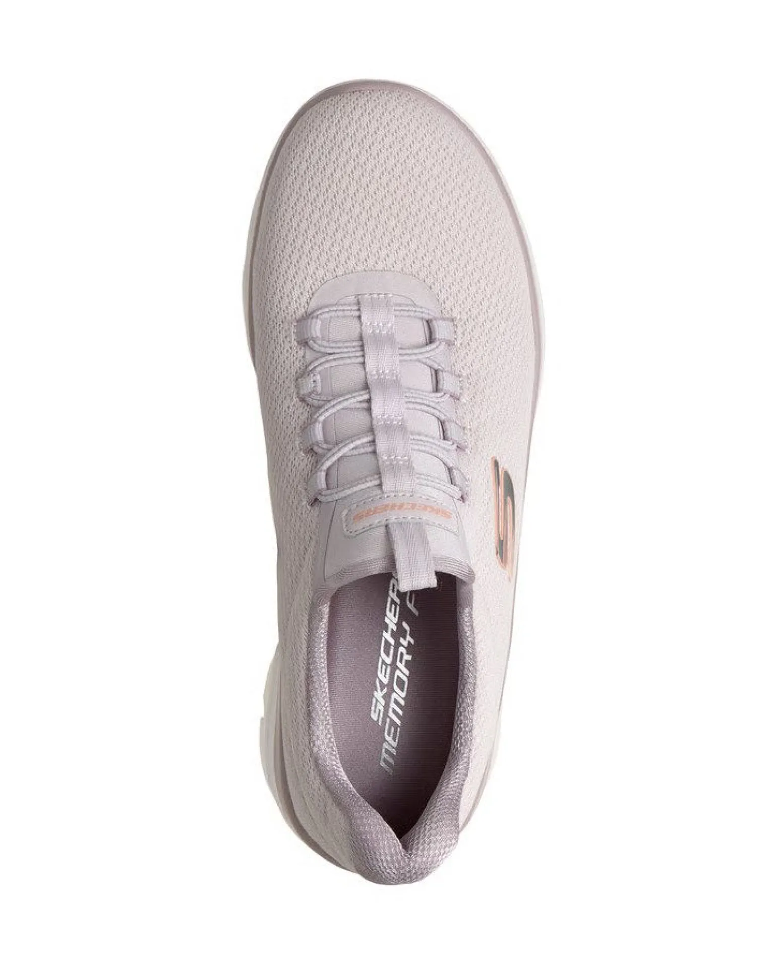 SKECHERS - SUMMITS PLUS - SUMMER HAZE - Sneakers mauve con doppi lacci elastici