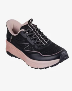 SKECHERS - SWITCH BACK - MIST - Sneakers nera con lacci elasticizzati e soletta memory foam