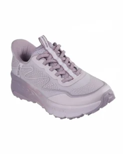 SKECHERS - SWITCH BACK - MIST - Sneakers viola con lacci elasticizzati e soletta memory foam