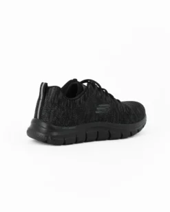 SKECHERS TRACK- FRONT RUBBER - Sneachers da uomo nera