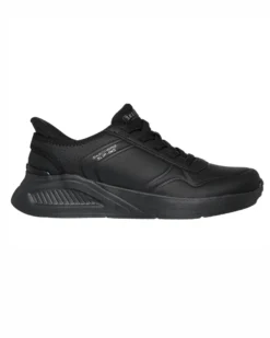 SKECHERS - UNO LITE - FLOATING STEPS - Sneakers nera da donna con tomaia in duraleather