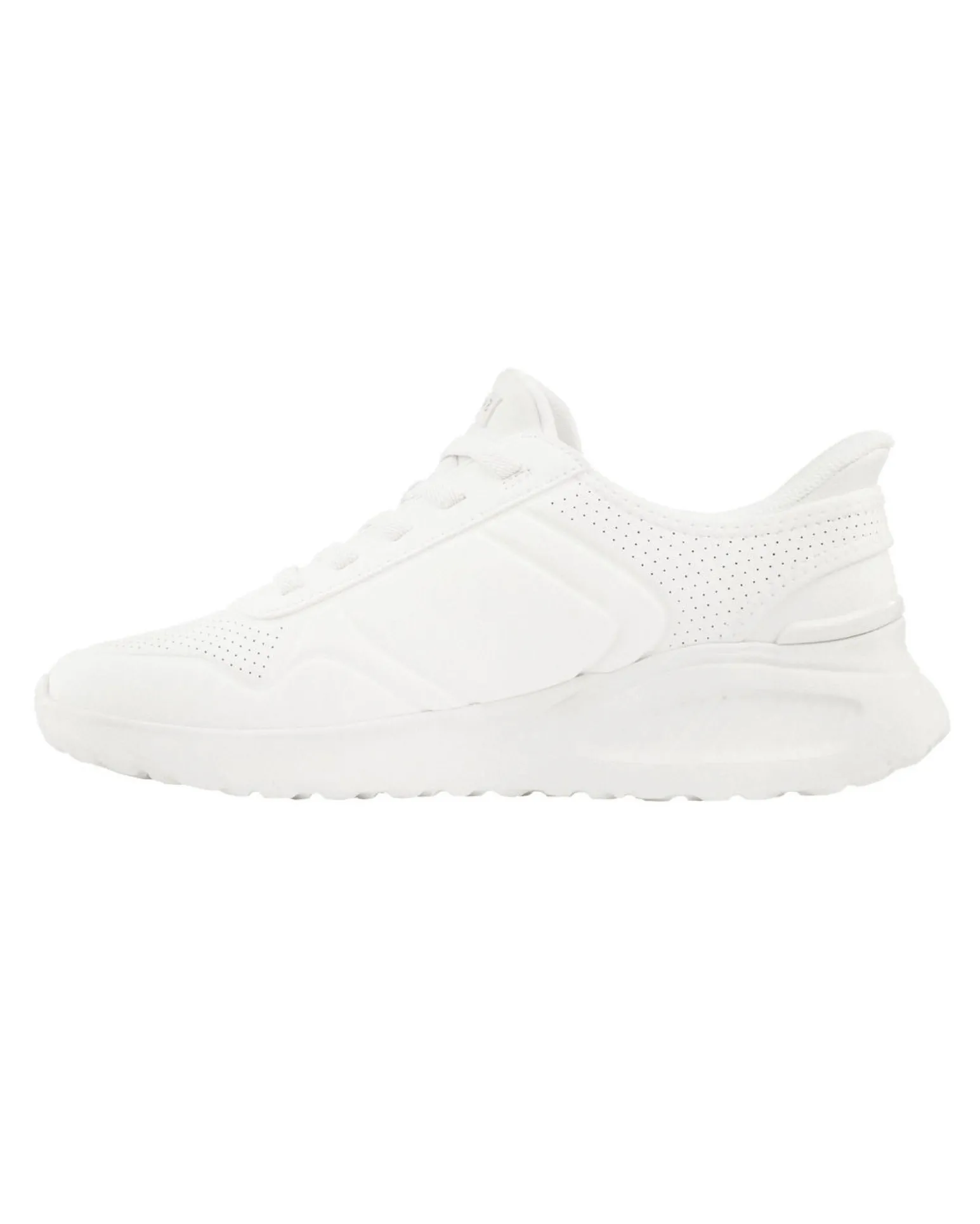 SKECHERS - UNO LITE - FLOATING STEPS - Sneakers bianca da donna con tomaia in duraleather