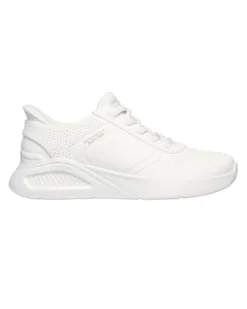 SKECHERS - UNO LITE - FLOATING STEPS - Sneakers bianca da donna con tomaia in duraleather