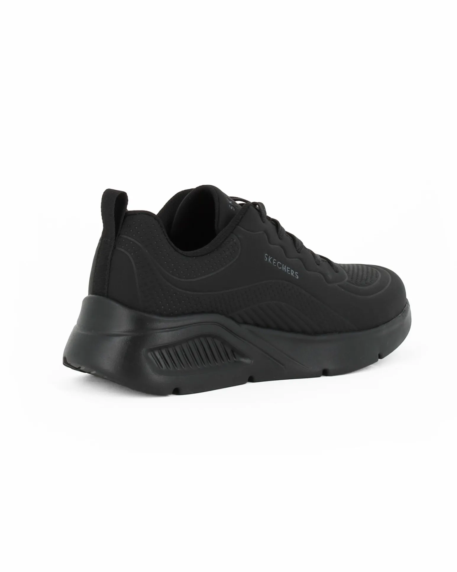 SKECHERS UNO LITE LIGHTER ONE - Sneakers nera da uomo