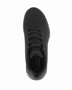 SKECHERS UNO LITE LIGHTER ONE - Sneakers nera da uomo