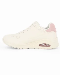 SKECHERS - UNO - POP BACK - Sneakers beige con intersuola ammortizzata ad aria visibile
