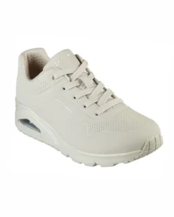 SKECHERS - UNO - STAND ON AIR - Sneakers panna da donna con tomaia traforata