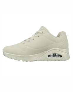 SKECHERS - UNO - STAND ON AIR - Sneakers panna da donna con tomaia traforata