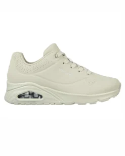 SKECHERS - UNO - STAND ON AIR - Sneakers panna da donna con tomaia traforata