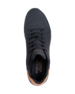 SKECHERS - UNO - SUITED ON AIR - Sneakers nera da uomo con soletta in memory foam