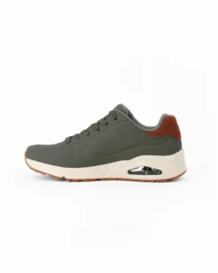 SKECHERS - UNO - SUITED ON AIR - Sneakers verde da uomo con soletta in memory foam