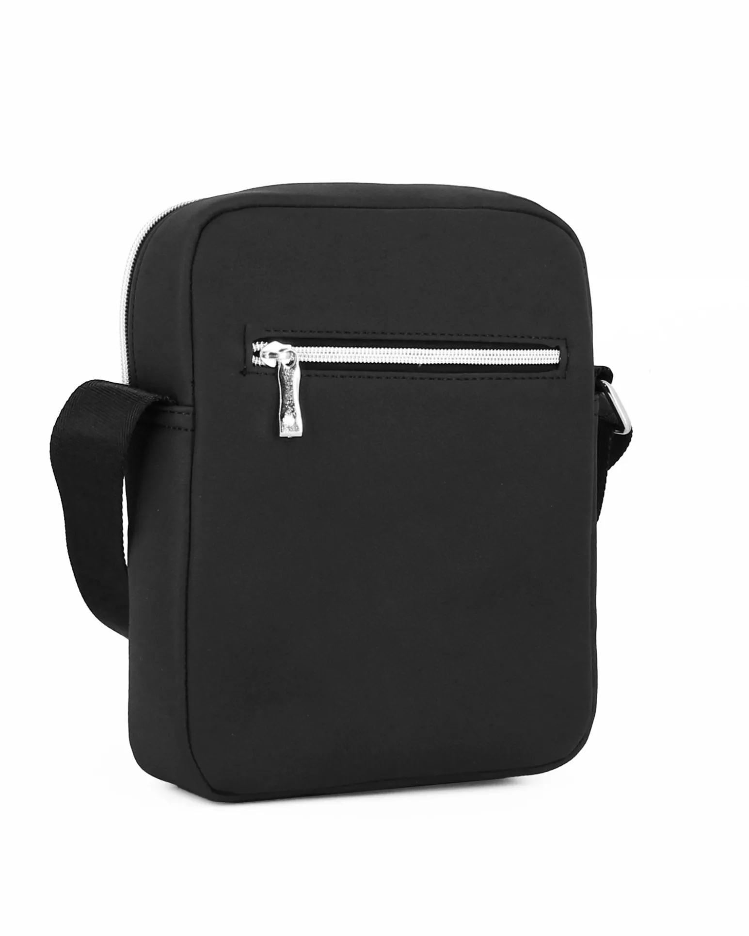 SOLO SOPRANI - Borsello nero con due tasche frontali e una tasca posteriore
