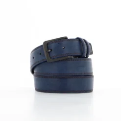 SOLO SOPRANI - Cinta jeans da uomo con fodera in VERA PELLE