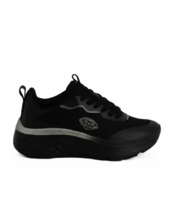 SOPRANI SPORT - Sneakers nera con lacci e logo laterale